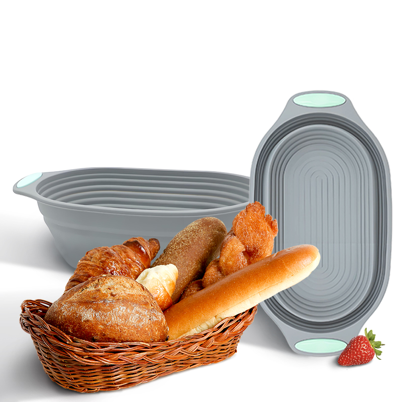 Kitchen Appliances Packages - 1PC Silicone Foldable Banneton Bread Proofing