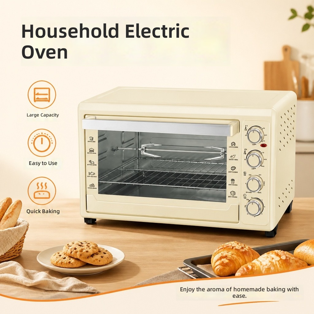 Electric Oven 60L, 4-Tier Baki - đánh giá và giá Kitchen Appliances Ideas